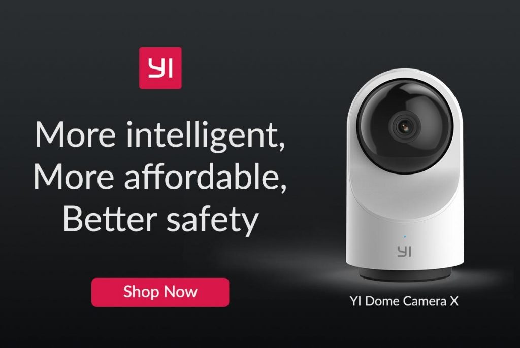 YI Technology Makes the Jump Towards Smart Features with the YI Dome Camera X - Home News